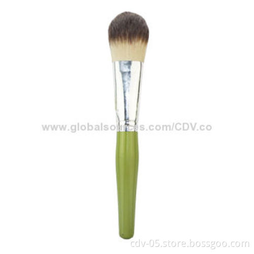 Foundation makeup brush with wooden handleNew